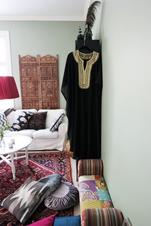 marockansk kaftan inredning, orientalisk tine k